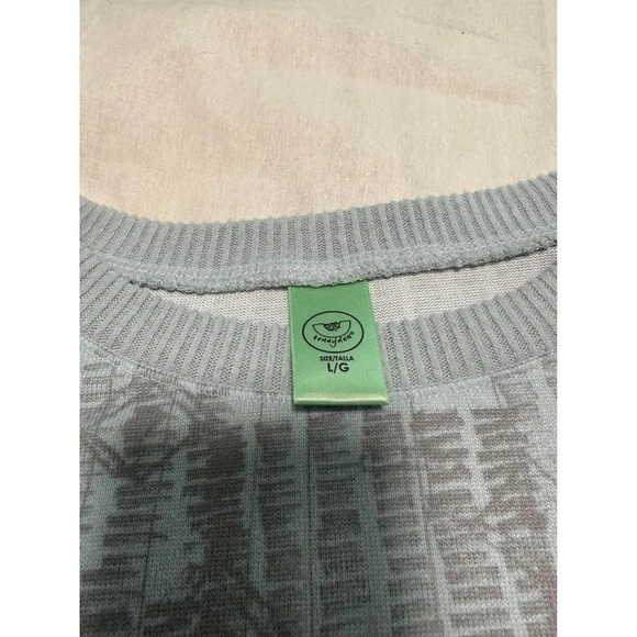 Pull over Honeydew Womens Lounge sweater, Extremely Soft Size Gray And Blue Larg - Picture 6 of 6